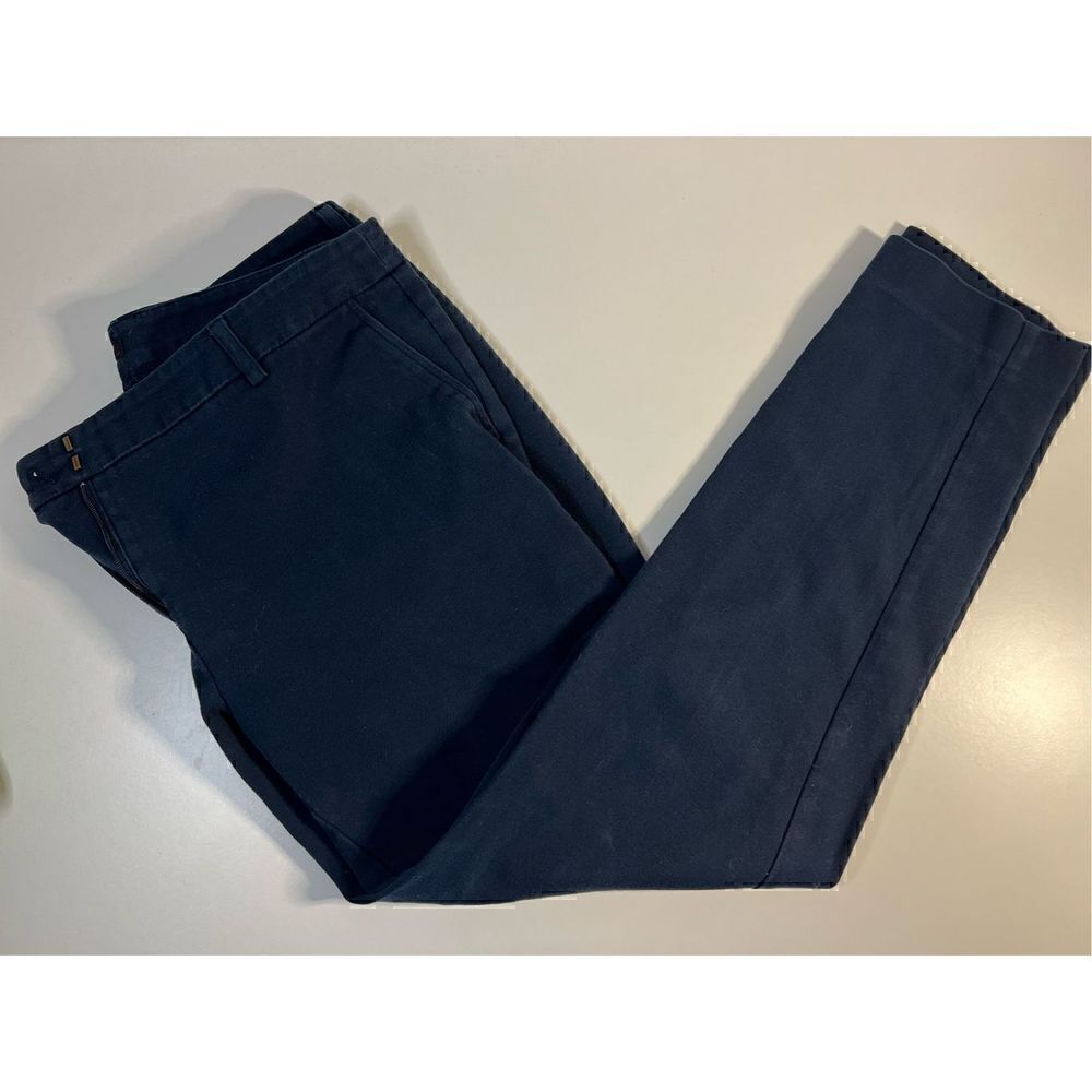 Jones New York Women’s Stretch Straight Leg Pants Size 6 Navy